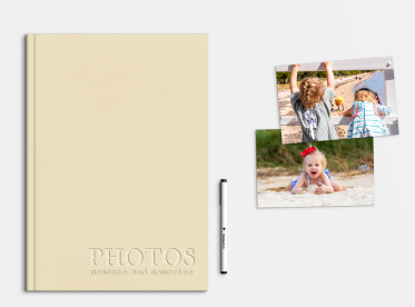 Fotobuch mit Prägung erstellen DIN A4