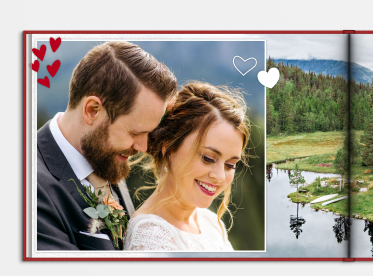 Fotobuch mit Prägung erstellen DIN A4