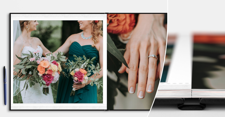 LayFlat Fotobuch erstellen mit UV-Druck 30x30 cm