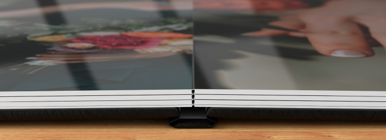 Exklusive LayFlat PRO Fotobücher mit UV-Druck erstellen