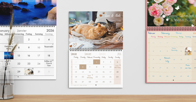Duplex Fotokalender gestalten