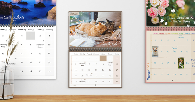 Duplex Fotokalender gestalten