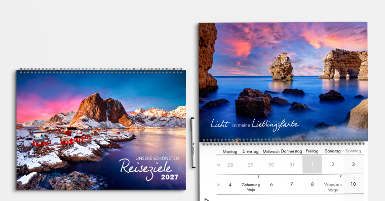 Duplex Fotokalender gestalten DIN A3