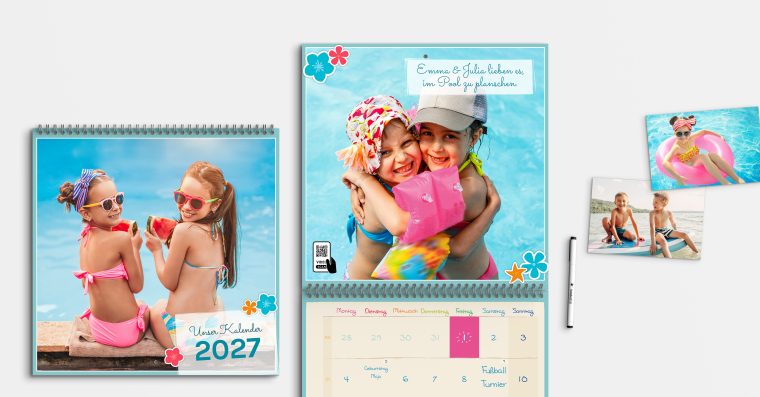 Duplex Fotokalender gestalten 30x30 cm