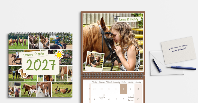 Duplex Fotokalender gestalten 21x21 cm