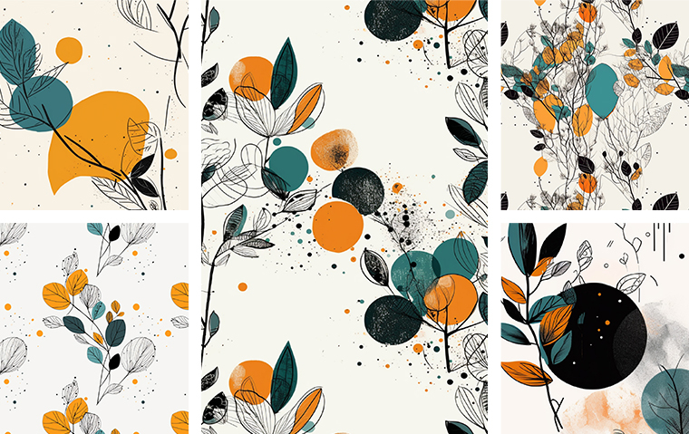 DESIGNER 3 Füllung Floral