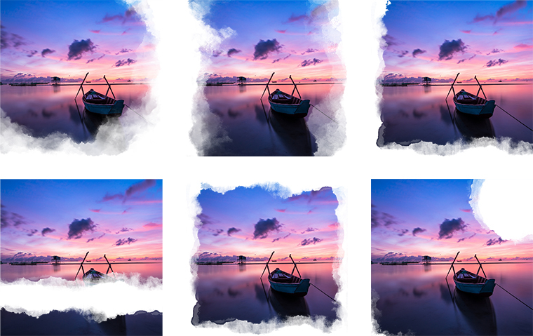 DESIGNER 3 Masken Watercolor