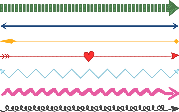 DESIGNER 3 Liniensti Arrow