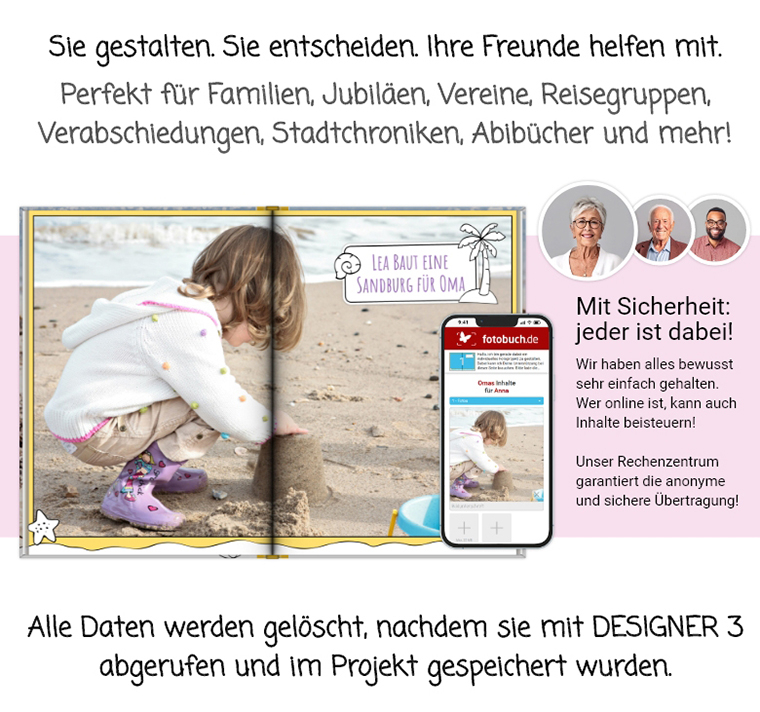 Fotos & Texte anfordern 
