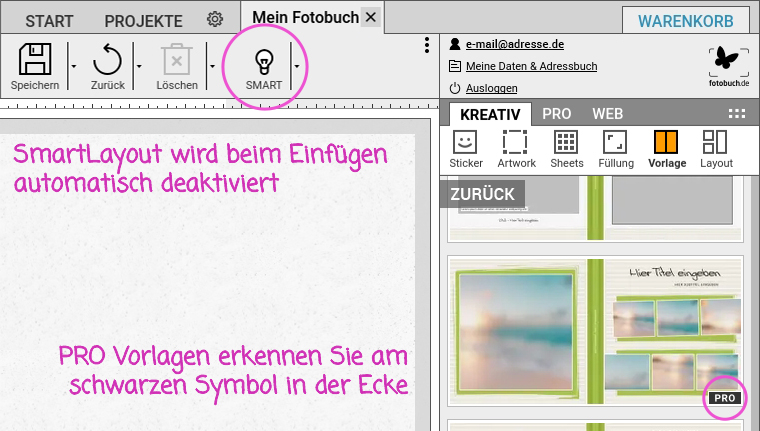 PRO Vorlagen