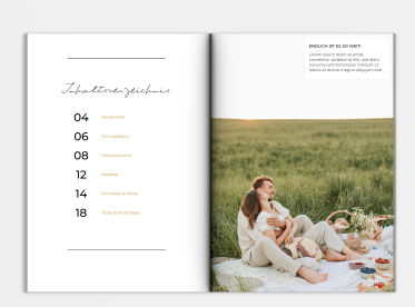 Hochzeitszeitung erstellen mit Softcover DIN A4