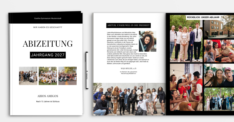 Abizeitung PRO Vorlagen gratis
