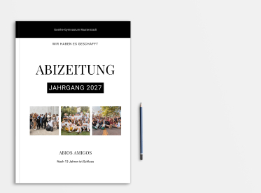 Abizeitung erstellen mit Softcover DIN A4