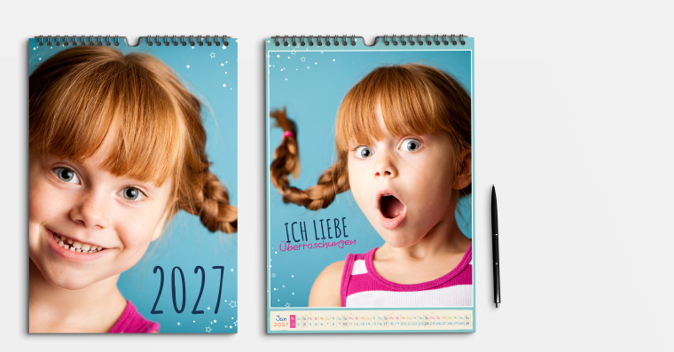 Fotokalender gestalten DIN A4 hoch