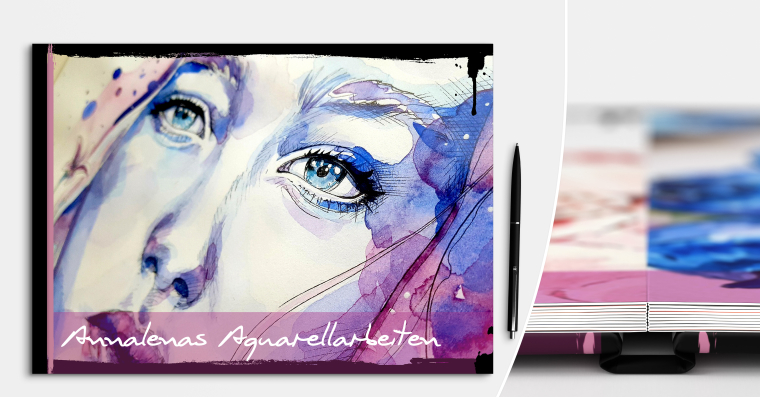LayFlat Fotobuch DIN A4 quer erstellen mit Hardcover