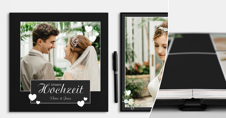 LayFlat Fotobuch erstellen 21x21 cm mit Hardcover UV-Druck