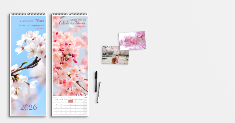 Fotokalender gestalten A2 Slim