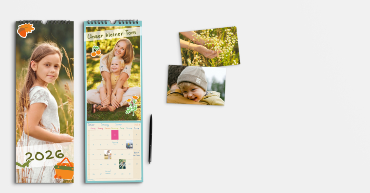 Fotokalender gestalten A3 Slim 