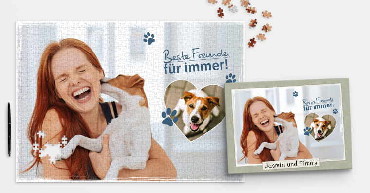 1.000 Teile Fotopuzzle inklusive Schachtel selbst gestalten